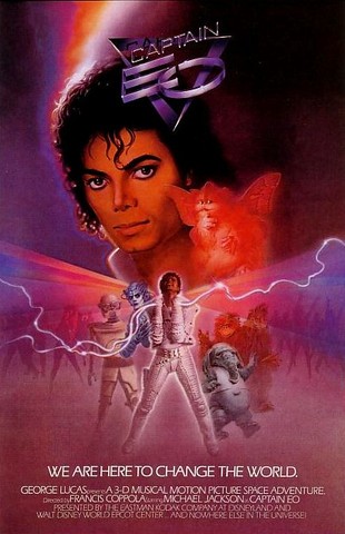Michael Jackson stars in Francis Ford Coppola's Captain EO.