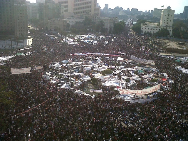 Omar Khadaffi/Egyptian Protest