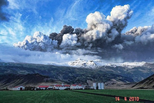 Icelandic Volcano Eyjafjallajökull Eruption