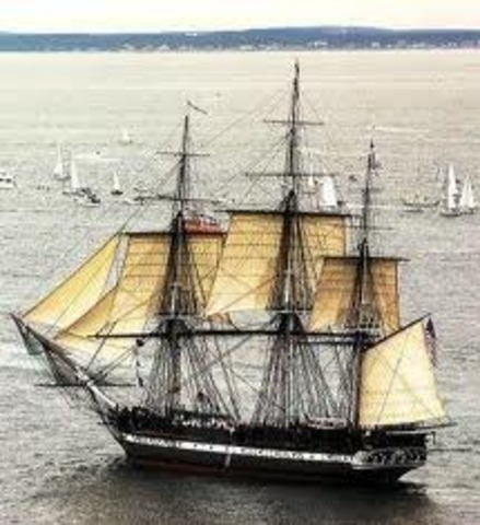 USS Constitution scores a victory