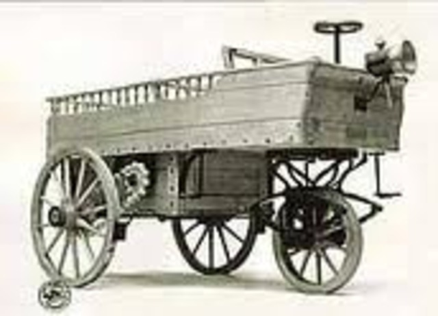 Isaac de Rivas made a prototype hydrogen gas powered vehical