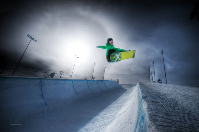 Snowboarding Advances to Halfpipe