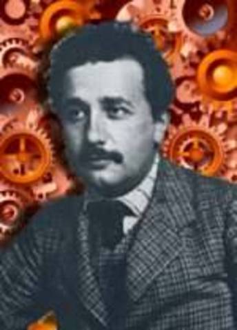Albert Einstein publishes Theory of Relativity. (e=mc^2