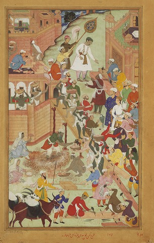 Akbar starts his rule over Mughal Empire