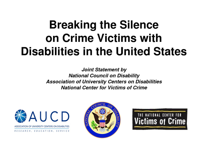 Crime Victims With Disabilities Awareness Act
