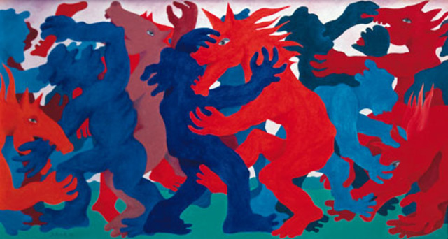 "Kentauride võitlus lapiitidega"