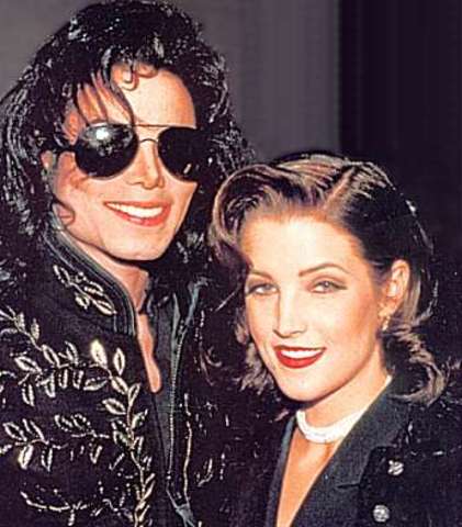 Michael Jackosn marries Lisa Marie Presley.