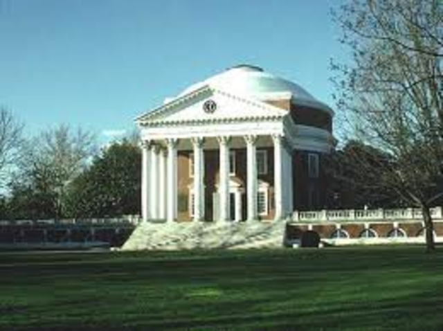 University of Virginia is founded