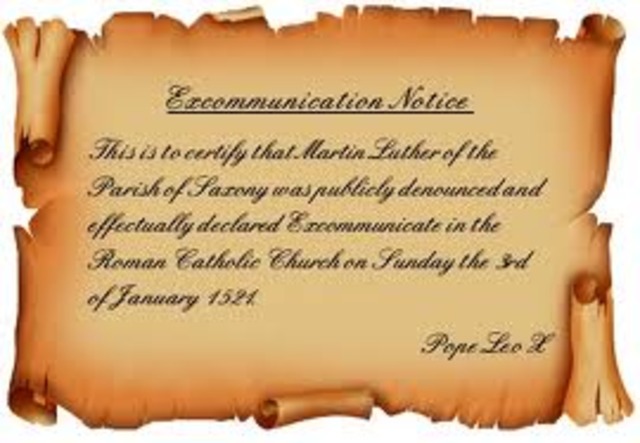 Pope Leo Excommunicated Martin