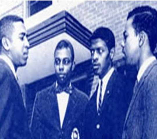 4 black college students