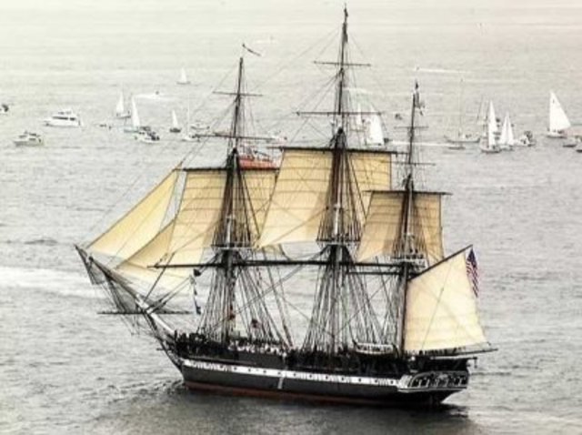 USS Constitution scores a victory