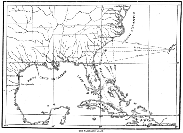 Britain Blockades American Ports