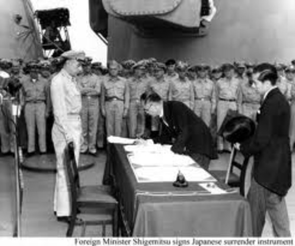 Japan surenders