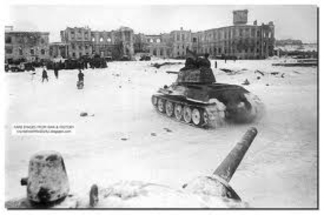 Surrender of the Germans at Stalingrad