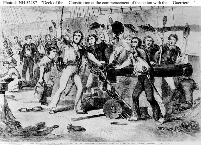 USS Constitution scores a victory