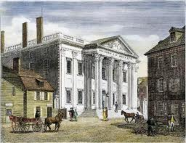 Second Bank of the U.S. Chartered