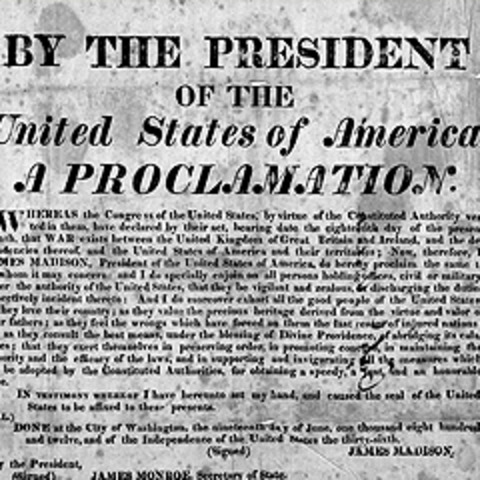 Congress Declares War on Britian