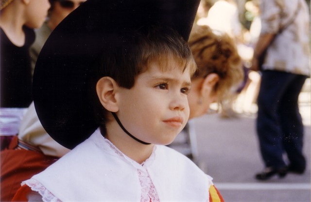 Primeras actuaciones en el colegio de Alberto Esteban