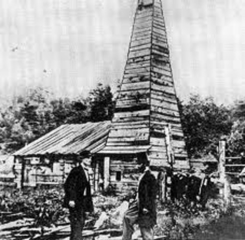 1:Edwin Drake first to drill for oil in Pennsylvania and is succsesful.