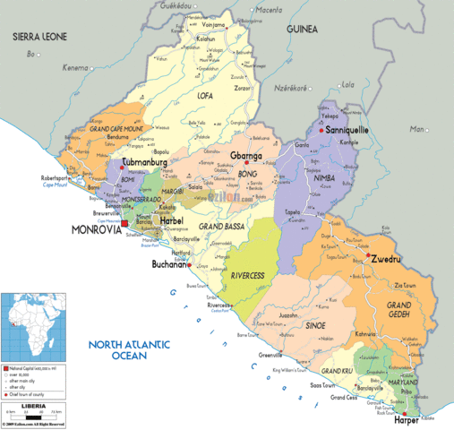 Country of Liberia Established