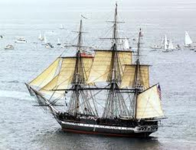 USS Constitution scores a victory