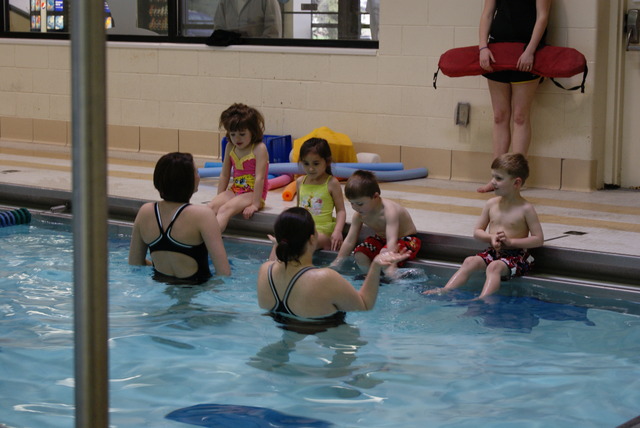 My first swim lessons