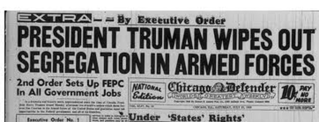 Executive order 9981- Truman