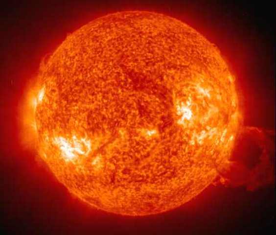 Creation of sun and solar system