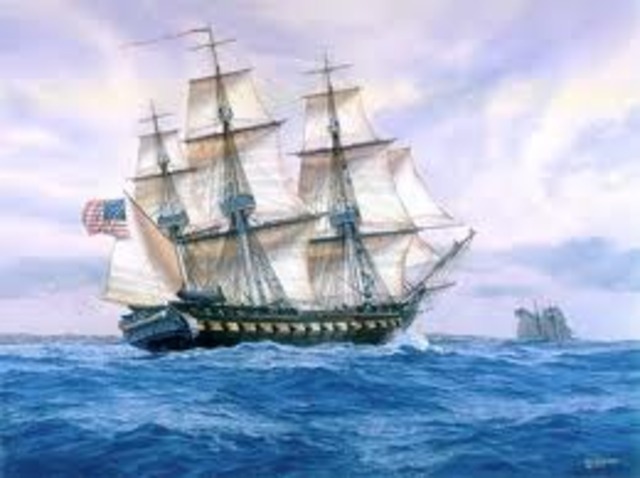 USS Constitution scores a victory