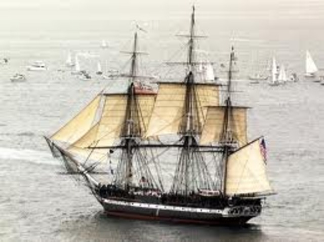 USS constitution scores a victory