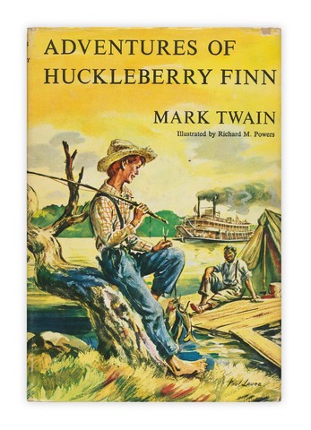 The "Adventures of Huckleberry Finn" is published by Mark Twain.