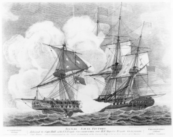 USS Constitution scores a victory
