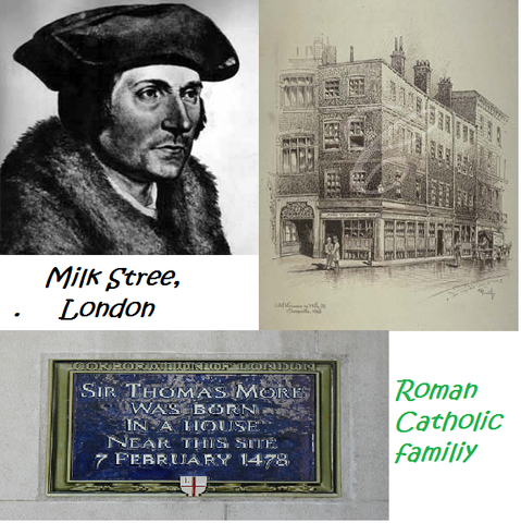 Birth Of St Thomas More; an introduction to his life
