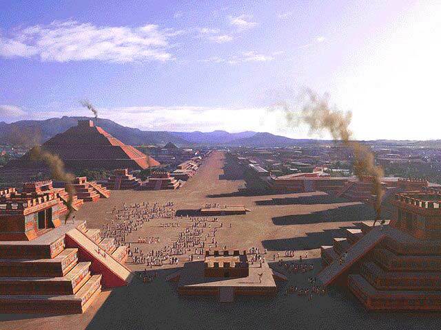 Teotihuacan civilization ends