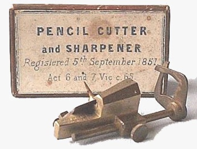 The First PENCIL SHARPENER!