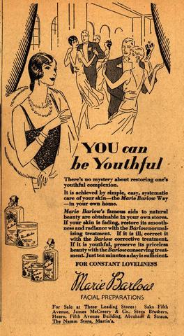 Marie barlow facial preparations