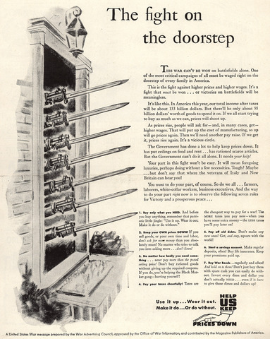 The fight on the doorstep