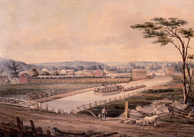 Erie Canal Began Building