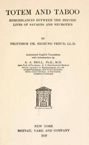 Totem and Taboo was published.