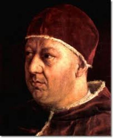 Leo X became pope