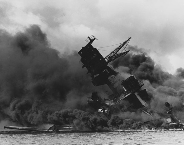 Japan attacks the United States Naval