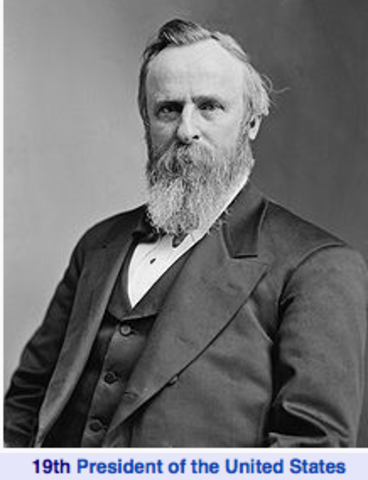 The birth of Rutherford B. Hayes