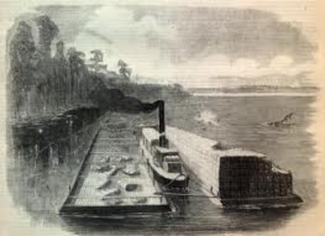 Britian Blockades American Ports