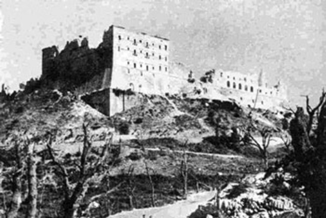 Allies land at Anzio and bomb monastery at Monte Cassino.