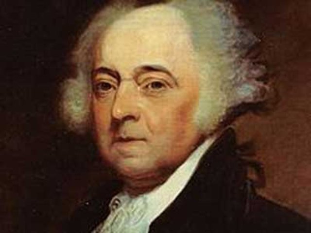Sadly John Adams dies