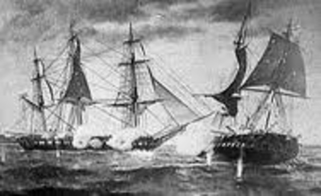 Brtitian blockasdes American ports