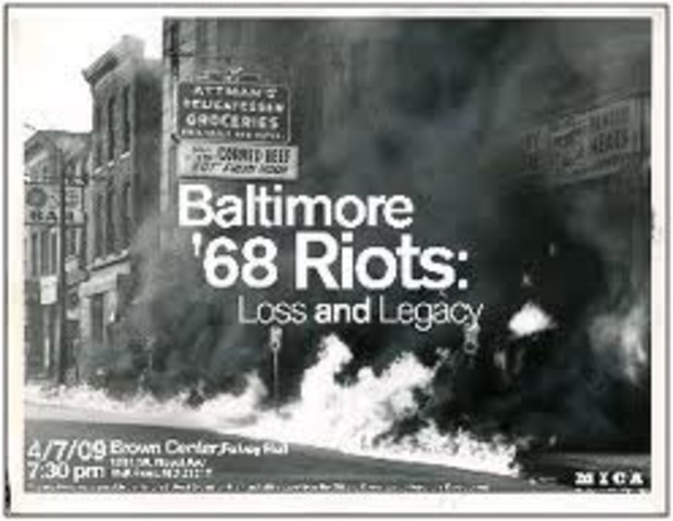 Rioting In Baltimore Maryland