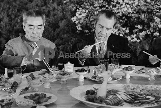 Nixon Goes to China, a foreign policy triumph.