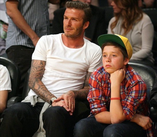 David's first son, Brooklyn Joseph, is born.