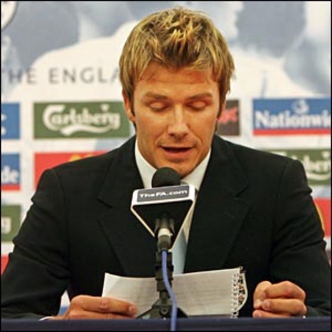 Beckham resigns as team captain.